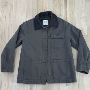 NWOT Abercrombie & Fitch Insulated Chore/Barn Jacket, Grey Green, Small